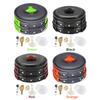 Outdoor Pot Tableware Kit Pot Pan Set Travel Cutlery Utensils Cookset Cooking Kit for Camping Backpacking Outdoor Cooking Picnic