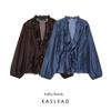 Kaslead New Arrival Women's Fashion Style Fashion All-Match Laminated Decoration Shirt 5029209