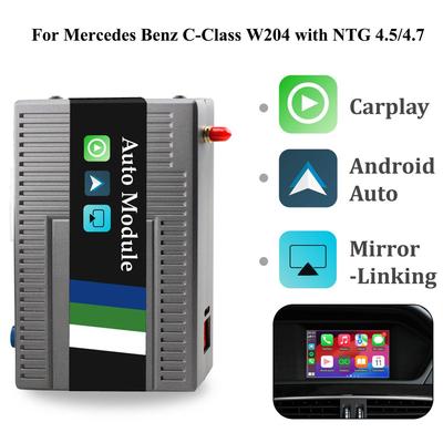 Беспроводной автомобильный комплект CarPlay Android, совместимый с Mirror-Link для Mercedes Benz C-Class W204 с NTG 4.5/4.7