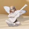 Гитара Ангел Статуя Фея Скульптура Настольный Орнамент Фигурка для Кабинета Гостиной Спальни