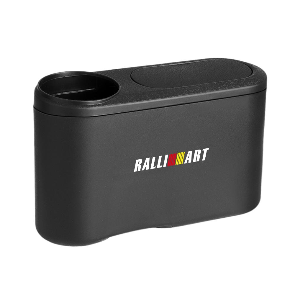 nlvc3 Car Trash Can Side Door Drink Holder Seat Back Hanging Trash Storage Bin For Mitsubishi Ralliart Space Star Cross Eclipse Lancer