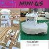 1:18 180 мм Q5 Mini Tugboat Rescue Simulation Remote Control ABS RC Model DIY Kit