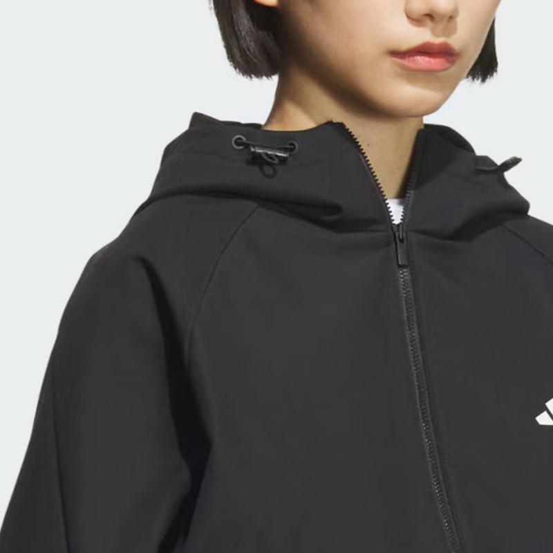 adidas Женская толстовка с логотипом на молнии, куртка KC0054