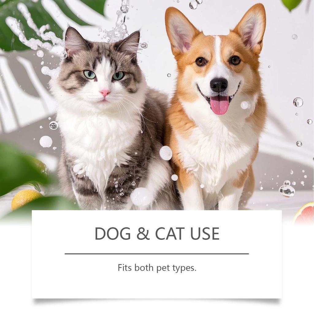 50ml Pet Cleaning : Gentle Ingredients Clean Odors And Keep Pet Hair Smooth And Shiny