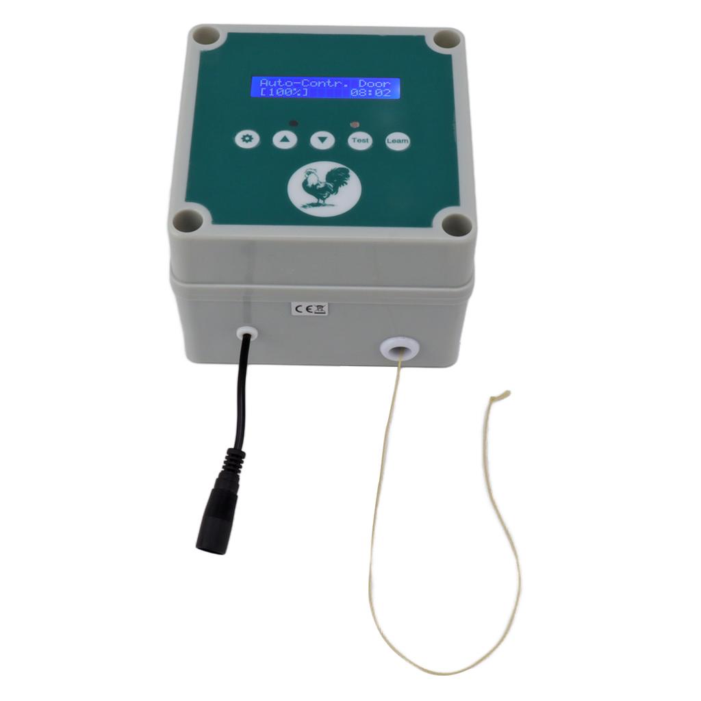 IP44 Автоматический контроллер двери курятника Таймер Светочувствительный пульт дистанционного управления дверью курятника