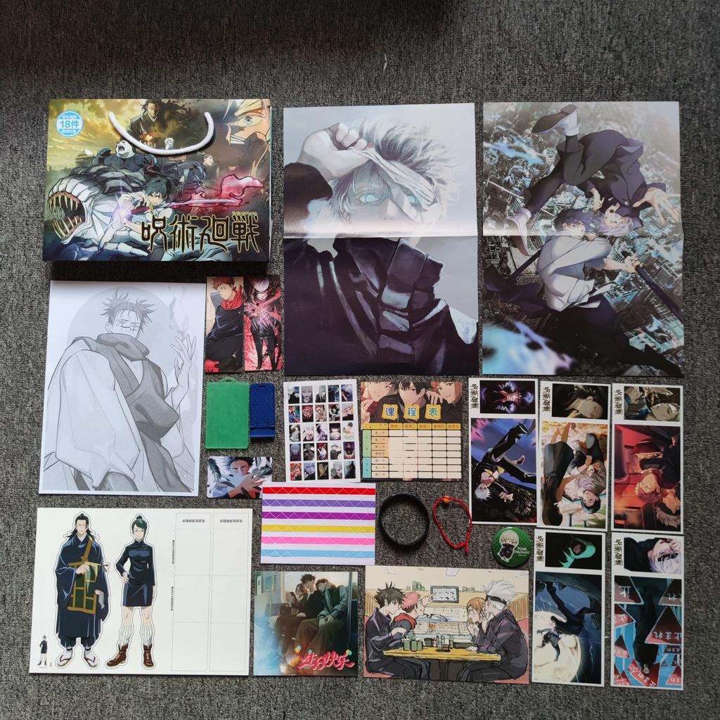 Аниме Счастливый Подарочный Пакет BOCCHI THE ROCK Коллекционная Игрушка Гото Хитори Открытка Постер Закладка Карточки Ломо