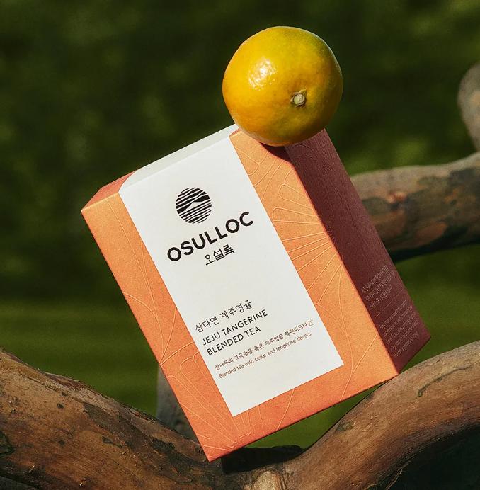 Osulloc Samdayeon Jeju Young Citrus Tea – 3 Bags, Refreshing Korean Citrus Blend
