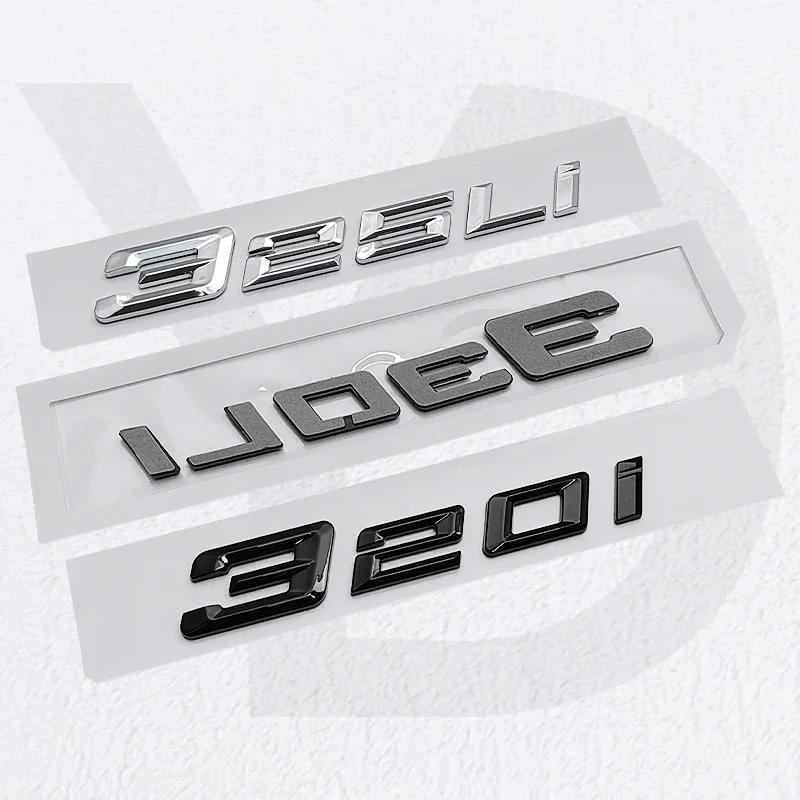 ABS Auto Sticker Letters Decal Voor BMW 320i 520Li 730Li 760Li Kofferbak Emblem Badge
