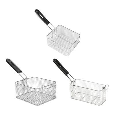 Корзина для фритюрницы с ручкой, корзина для подачи картофеля фри на гриле,
