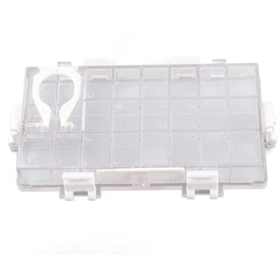 Акварельная коробка 24 ячейки большой вместимости прозрачный кейс для хранения гуашевых красок, сохраняющий влажность
