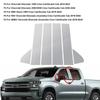 Хром для Chevrolet Silverado 1500 Crew Cab Double Cab 2019-2024 стойки стойки автомобиля Обшивка окна автомобиля наклейки на колонку BC