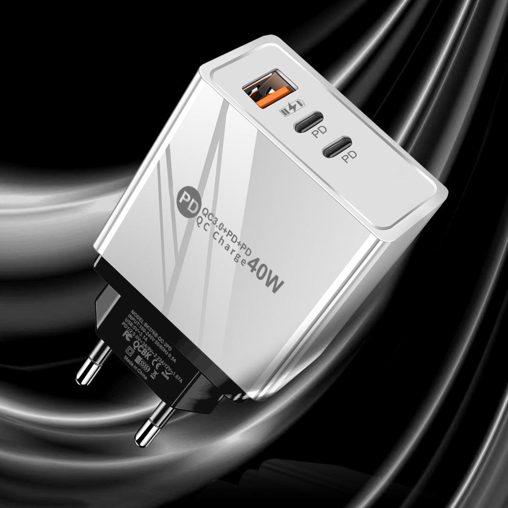 Universal Charger for US, EU, UK Standards - Original 1U+2PD Power Adapter