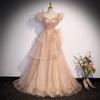 Evening Dress Female Vocal Art Exam Performance Dress Annual Meeting Host French Princess Dress Quincere Ceremony