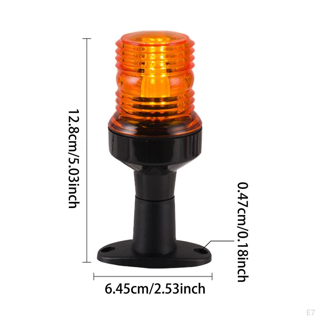 Сигнальный фонарь для лодки, яхты, мачты и все круглые детали, 3 Вт, крепление на палубе, корма