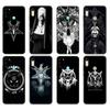 Черный чехол из ТПУ для Honor 8a Prime 8s 9 10X Lite 9A 9C 9X Premium Pro 9S чехол Pentagram 666 Demonic Satanic