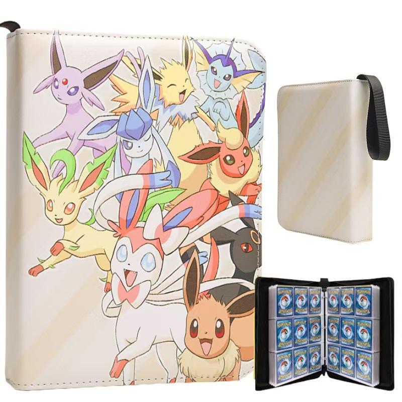 Pokémon Card Collection Book: 4-Grid & 9-Grid PU Game Album