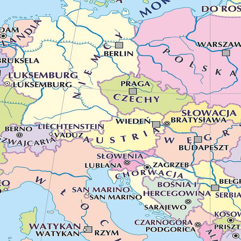 French Map Background-European Continent-Political Distribution,Wall Decor,Geographical Tool,Tourism Tools