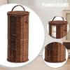 Toilet Paper Storage Stand Boho Woven Holder Basket Lightweight Sturdy Bathroom