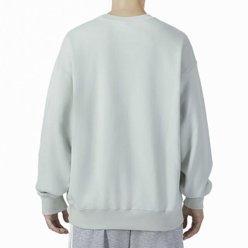 Nike Solo Swoosh Plain Logo Свободный крой свитшот с круглым вырезом Мужской свитшот Серый DX0812-034