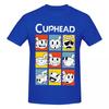Cuphead Fun T Shirts Graphic Y2k Anime Cotton T Shirts For Unisex Wounisex Clothing