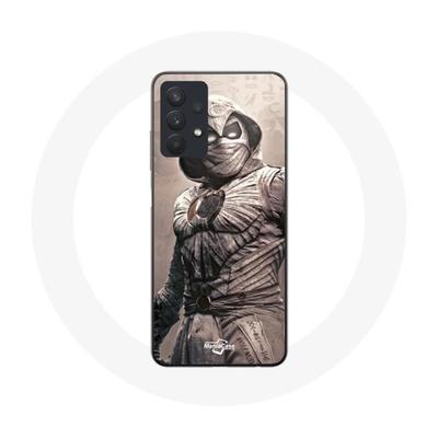 Coque - MANIACASE - Samsung Galaxy A32 5G - Souple - Blanc - Moon Knight