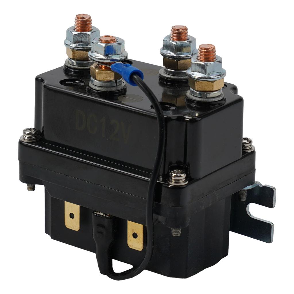 Electromagnetic Relay 250A 12V Contactor Winch Control Electromagnetic Relay With Relay Cable