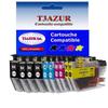 Compatible Ink Cartridges - T3AZUR - Brother DCP-J772DW - High Capacity XL - 10 Pieces - 400 Pages