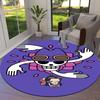 One Piece Logo Round Area Rug Carpet Rug For Living Room Bedroom Sofa Playroom Decor Nonslip Floor Mat