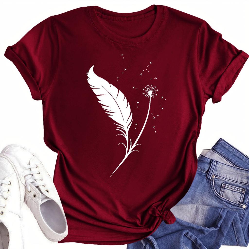 T Shirts Short Sleeve Tees For Women Fashion Tops Lightweight Soft Casual Summer Outfits Clothes