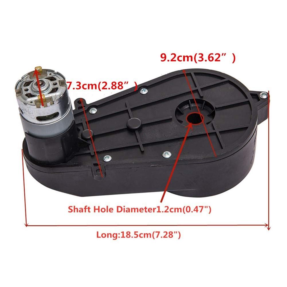 24V550 20000RPM Gearbox with High Torque 24V DC Motor for Kids Ride On Car