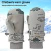 Waterproof Sports Mittens Thick Warm Kids Cycling Gloves Children Ski Gloves  Kids Boys Girls
