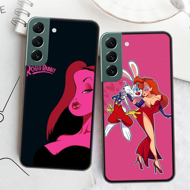 J-Джессика R-Кролики Чехол для телефона Для Samsung Galaxy S22 S25 Ultra S21 S10 Plus S26 Edge S20 S23 S24 FE Чехол Силиконовый Мягкий ТПУ
