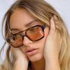 Vintage Square Sunglasses Woman Fashion Retro Sun Glasses Female Candy Colors Mirror Eyewear Brand Designer Oculos De Sol