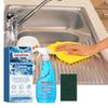 Multi-Purpose Foaming Cleaner Spray Deep Cleaning Kitchen Degreaser with Scouring Pad for Stove Cooktop Kitchenware