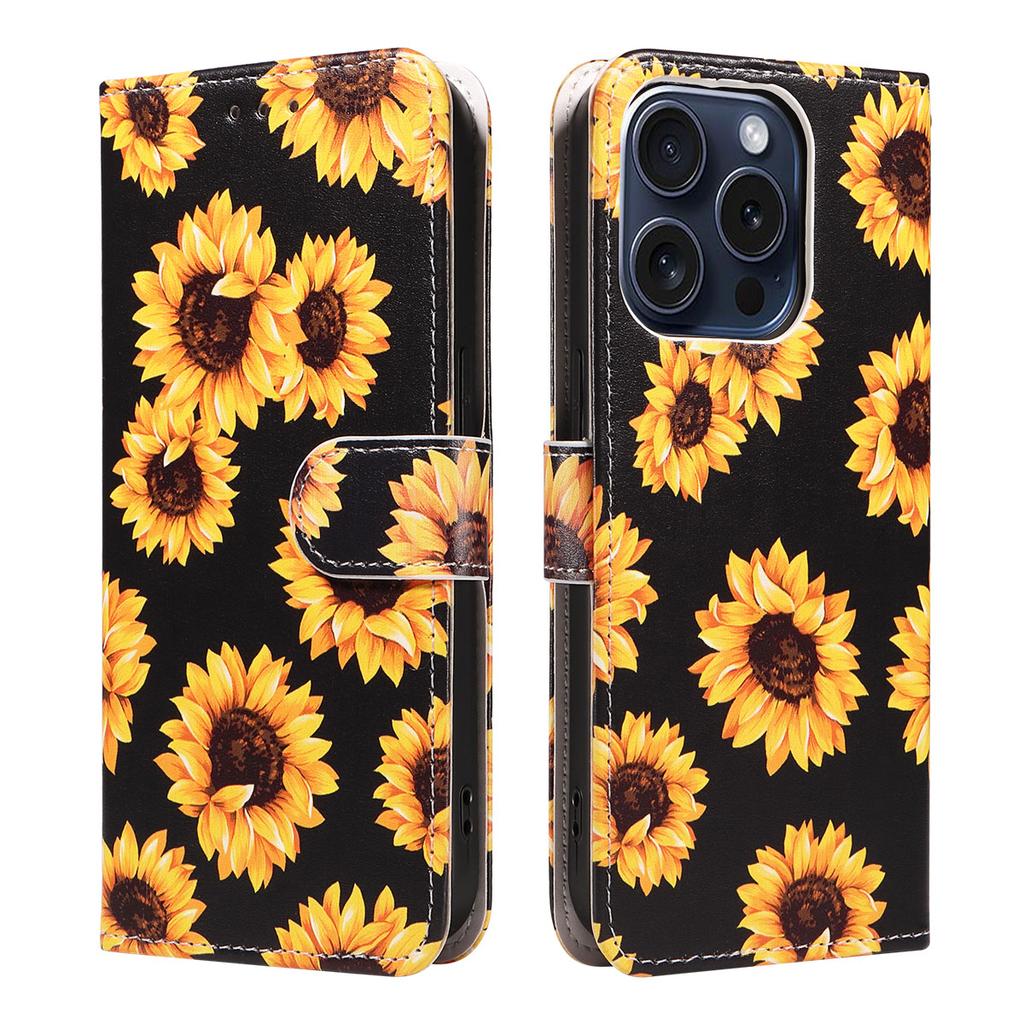 Стильный чехол из искусственной кожи с принтом для Samsung Galaxy S8 S9 S10 S20 S21 S22 S23 S24 S25 Series Clamshell с отделением для карт