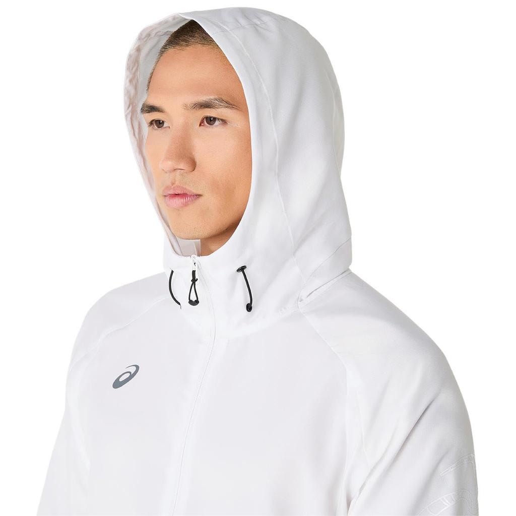 Тренировочная куртка Dry Actimotion Cross Hoodie 2031E980 унисекс для взрослых 100 S [ASICS] (Бриллиантовый белый)