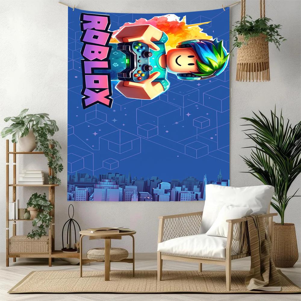 Roblox Wall Decor Tapestry Art For Pet Memorial Birthdaywedding Party Backdrop Family Gift
