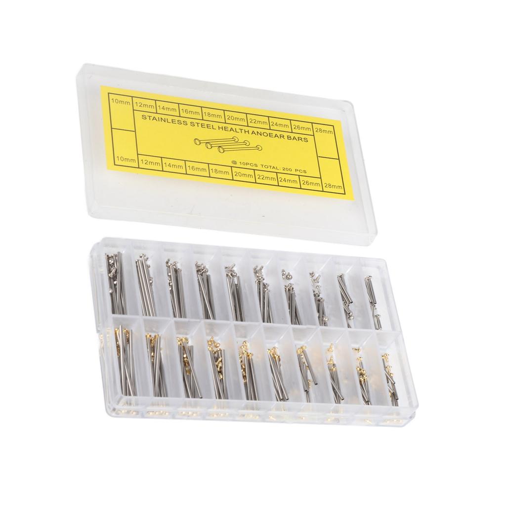 10MM‑28MM Watch Strap Spring Bars 1.3MM Strap Link Steel Watchmaker Watch Repair Tool Sets