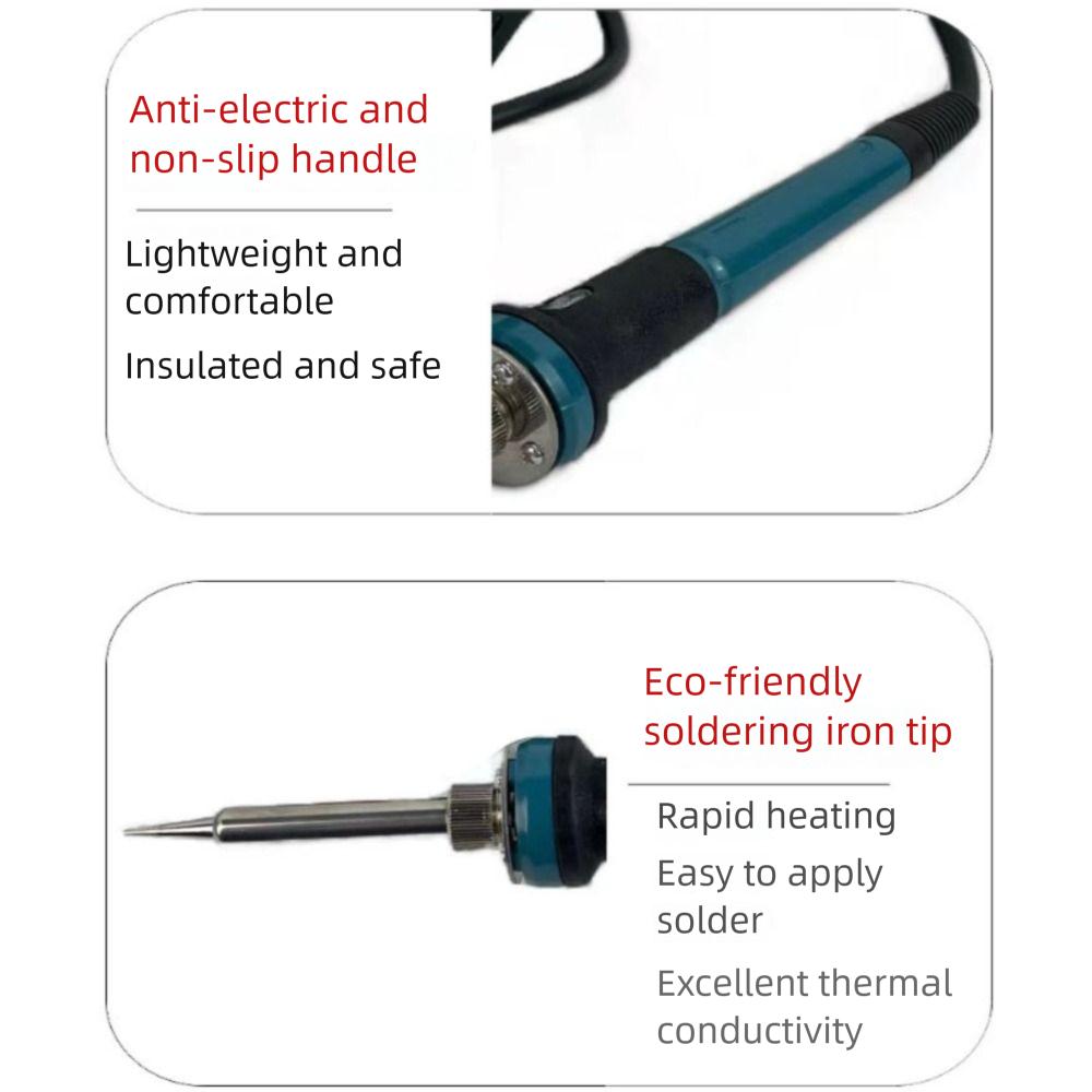 60W Power Cordless Soldering Iron Digital Electric Soldering Iron Microelectronics Repair