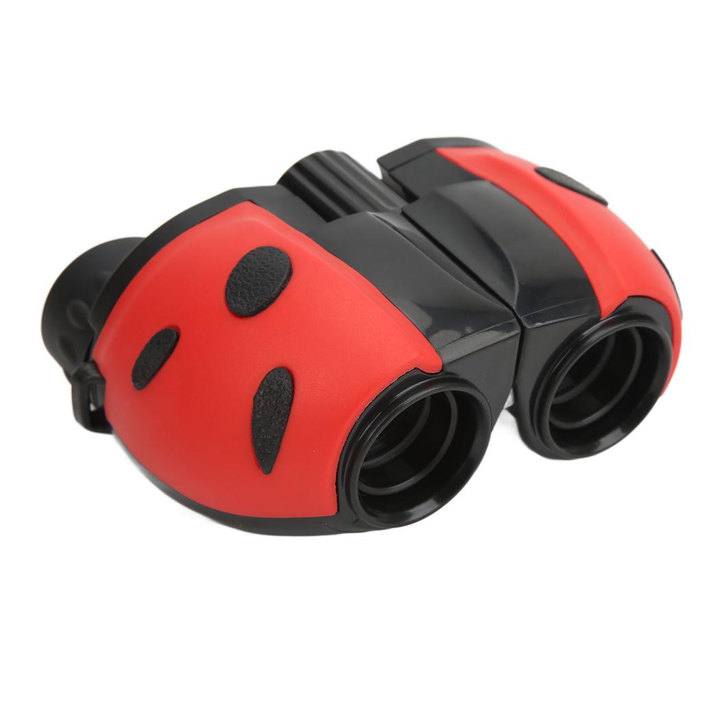 Kids Binoculars 8X Magnification Beatle Design Optical HD Glass Optical Lenses Mini Binoculars for Camping Hiking Sport