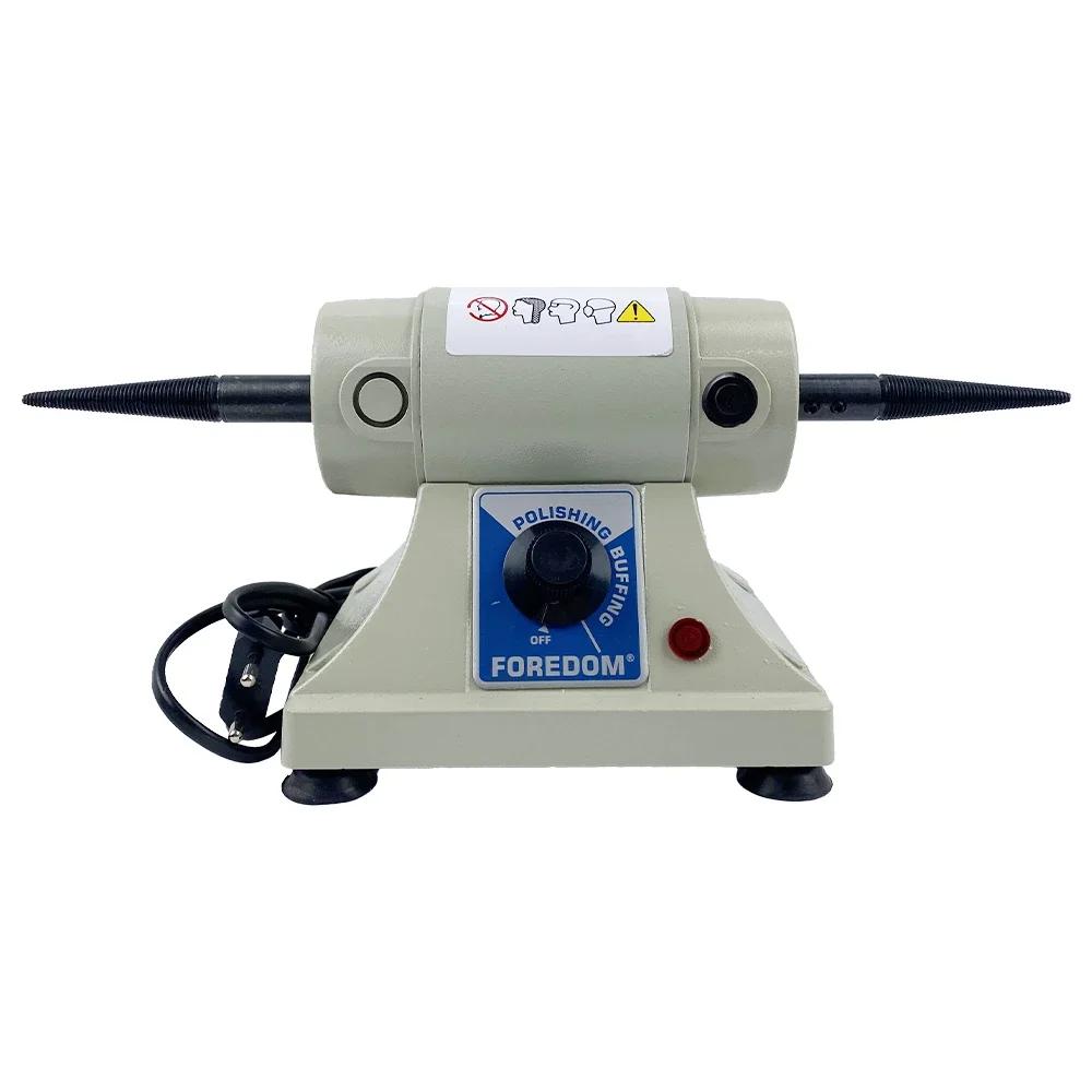 Буфер для полировки ювелирных изделий, настольный буфер для полировки с аксессуарами, многофункциональный электрический токарно-шлифовальный станок для DIY ювелирных изделий, дерева, стоматологии