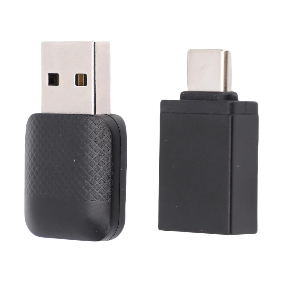 2 in 1 Adapter For CarPlay For Android Auto Wired to Wireless Car Adapter with Type C to USB Adapter