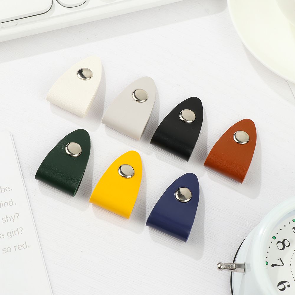 Data Line Wrap Winder Cord Holder Organizer Leather Cable Straps Cable Winder Cable Management