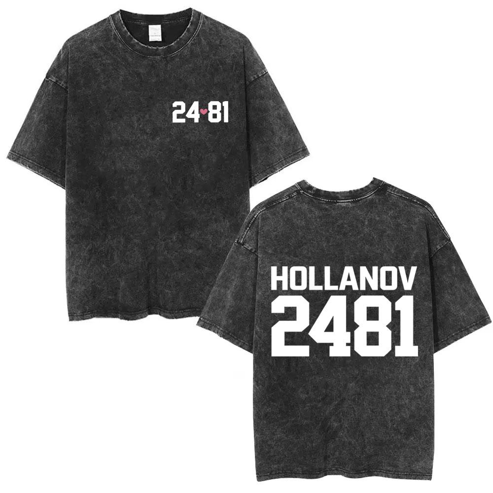 Heated Rivalry Shane Hollander Ilya Rozanov Hollanov washed Vintage Tshirt Men Women Fashion Oversized T Shirts Streetwear