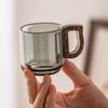 Wooden Handle Glass Teacup 150ml Walnut Handle Cup Home Office Heatstroke Prevention Kung Fu Tea DrinkingStylish Practical