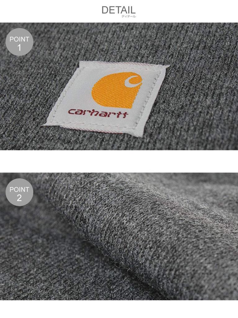 CARHARTT вязаная шапка акриловая кепка для часов A18 Heather Grey Free [Carhartt] Мужская женская [Товар]