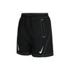 Logo Print Contrast Stitching Mid-Rise Sports Shorts Women Shorts Black DD5593-010