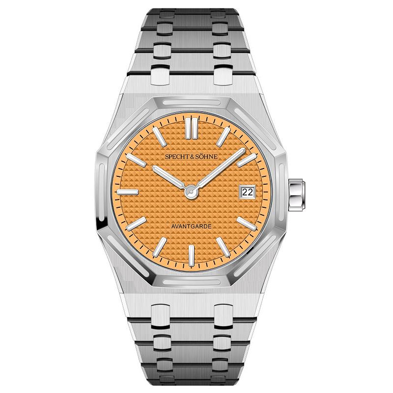 Дропшиппинг 2025 Самые продаваемые часы Specht & Söhne Salmon Мужские кварцевые спортивные часы Водонепроницаемость 50 м Ультратонкие наручные часы для мужчин