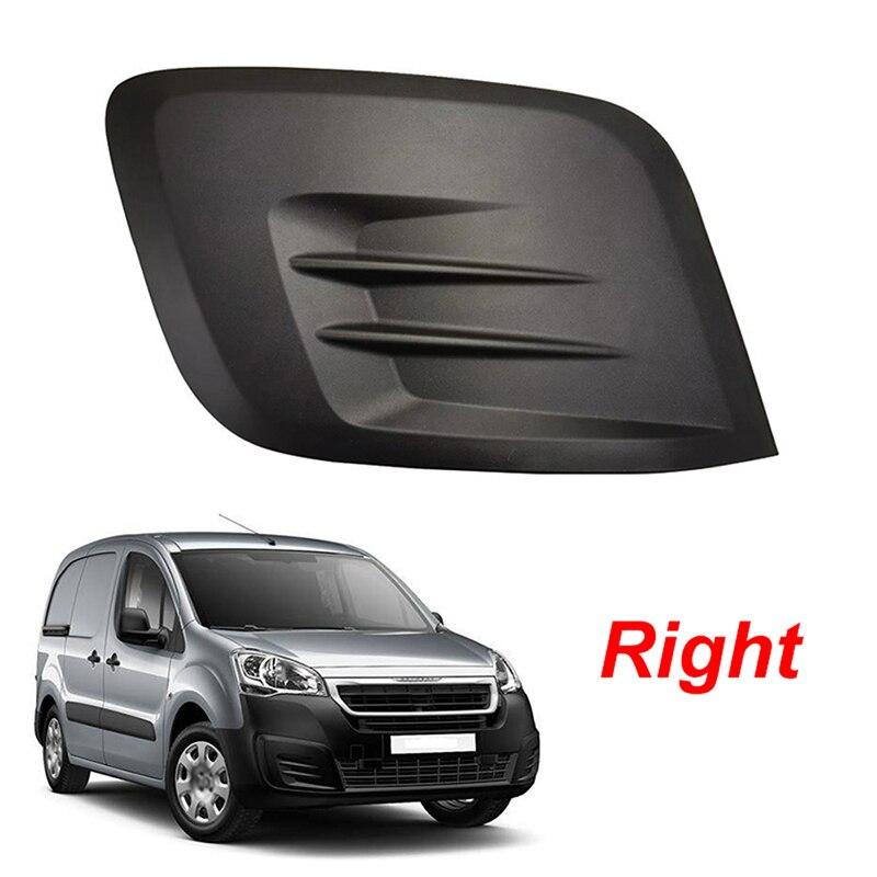 Car Front Lower Bumper Fog Light Cover Grilles For Citroen Berlingo Peugeot Partner 2015 2016-2019 Auto Side Grills Accessories