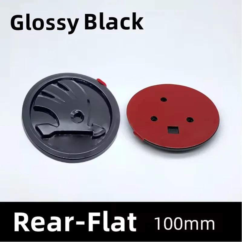 2025 Новый 100 мм ABS Автомобильная Передняя Эмблема Задний Значок Багажника Наклейка для Skoda Fabia 1 2 A7 Octavia RS Superb Rapid Yeti Karoq Авто Аксессуары